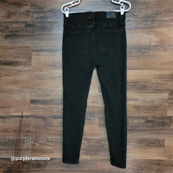 Madewell Jeans 30 Roadtripper Skinny Mid Rise Bennet Wash G7392 Tummy Control - Picture 2 of 12